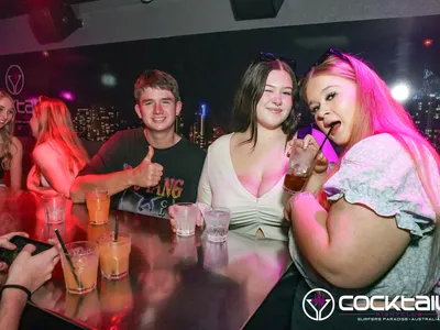 A professional photo of guests enjoying themselves at Cocktails Nightclub from our gallery.