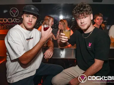 A professional photo of guests enjoying themselves at Cocktails Nightclub from our gallery.