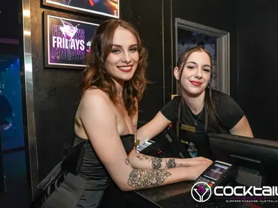 A professional photo of guests enjoying themselves at Cocktails Nightclub from our gallery.