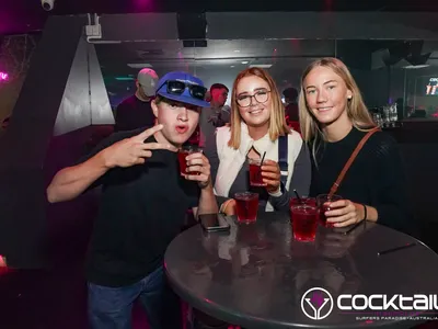 A professional photo of guests enjoying themselves at Cocktails Nightclub from our gallery.