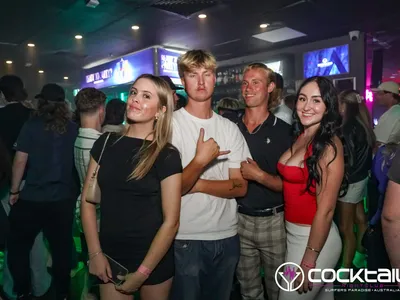 A professional photo of guests enjoying themselves at Cocktails Nightclub from our gallery.