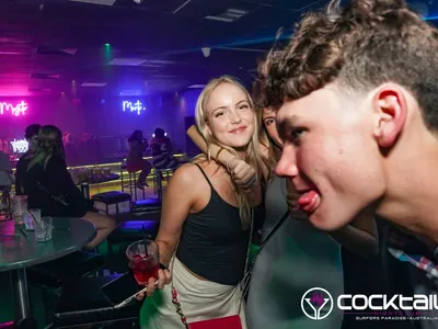 A professional photo of guests enjoying themselves at Cocktails Nightclub from our gallery.