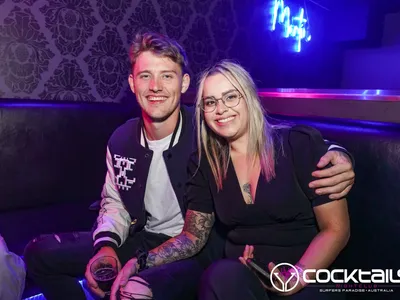 A professional photo of guests enjoying themselves at Cocktails Nightclub from our gallery.