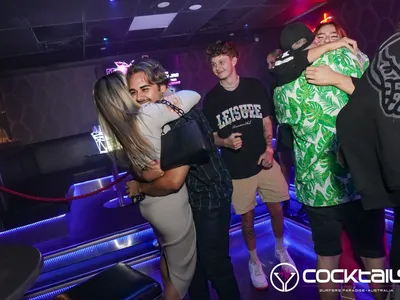 A professional photo of guests enjoying themselves at Cocktails Nightclub from our gallery.