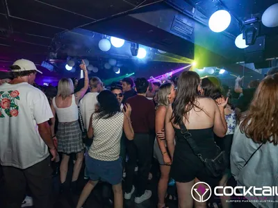 A professional photo of guests enjoying themselves at Cocktails Nightclub from our gallery.