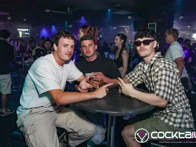 A professional photo of guests enjoying themselves at Cocktails Nightclub from our gallery.