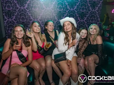 A professional photo of guests enjoying themselves at Cocktails Nightclub from our gallery.