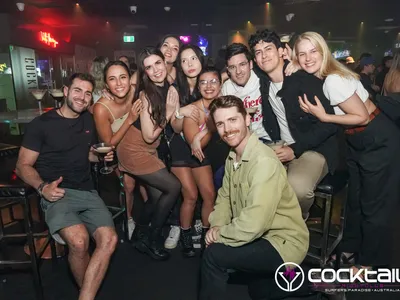 A professional photo of guests enjoying themselves at Cocktails Nightclub from our gallery.