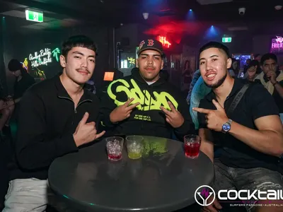 A professional photo of guests enjoying themselves at Cocktails Nightclub from our gallery.