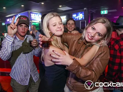 A professional photo of guests enjoying themselves at Cocktails Nightclub from our gallery.