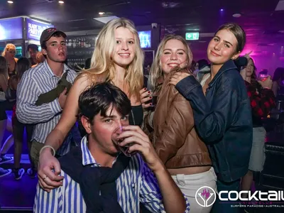 A professional photo of guests enjoying themselves at Cocktails Nightclub from our gallery.