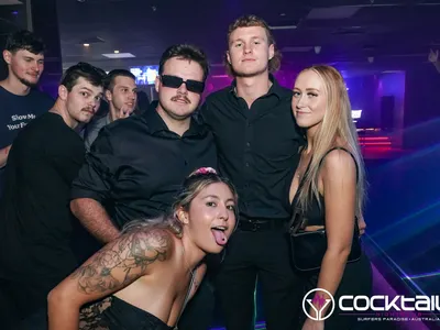 A professional photo of guests enjoying themselves at Cocktails Nightclub from our gallery.