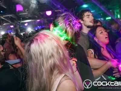 A professional photo of guests enjoying themselves at Cocktails Nightclub from our gallery.