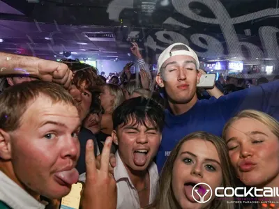 A professional photo of guests enjoying themselves at Cocktails Nightclub from our gallery.