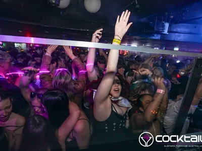 A professional photo of guests enjoying themselves at Cocktails Nightclub from our gallery.