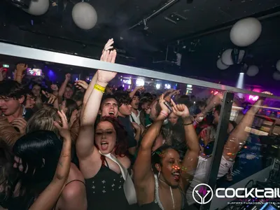 A professional photo of guests enjoying themselves at Cocktails Nightclub from our gallery.