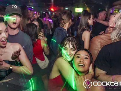 A professional photo of guests enjoying themselves at Cocktails Nightclub from our gallery.