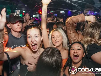 A professional photo of guests enjoying themselves at Cocktails Nightclub from our gallery.