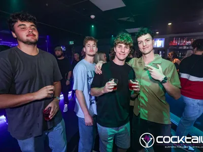 A professional photo of guests enjoying themselves at Cocktails Nightclub from our gallery.