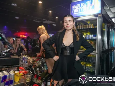 A professional photo of guests enjoying themselves at Cocktails Nightclub from our gallery.