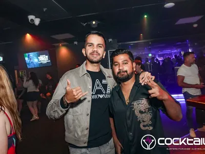 A professional photo of guests enjoying themselves at Cocktails Nightclub from our gallery.