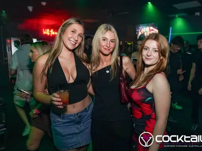 A professional photo of guests enjoying themselves at Cocktails Nightclub from our gallery.