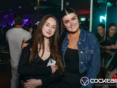 A professional photo of guests enjoying themselves at Cocktails Nightclub from our gallery.