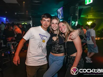 A professional photo of guests enjoying themselves at Cocktails Nightclub from our gallery.