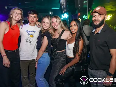 A professional photo of guests enjoying themselves at Cocktails Nightclub from our gallery.