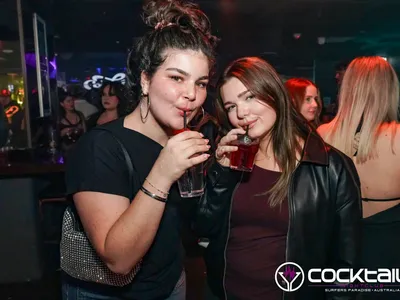 A professional photo of guests enjoying themselves at Cocktails Nightclub from our gallery.