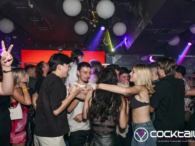 A professional photo of guests enjoying themselves at Cocktails Nightclub from our gallery.