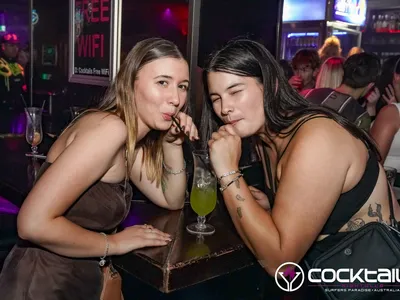 A professional photo of guests enjoying themselves at Cocktails Nightclub from our gallery.