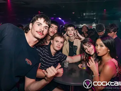 A professional photo of guests enjoying themselves at Cocktails Nightclub from our gallery.