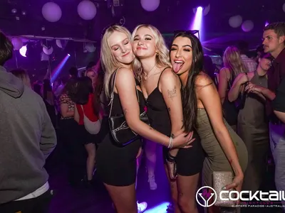 A professional photo of guests enjoying themselves at Cocktails Nightclub from our gallery.