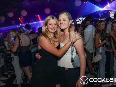 A professional photo of guests enjoying themselves at Cocktails Nightclub from our gallery.