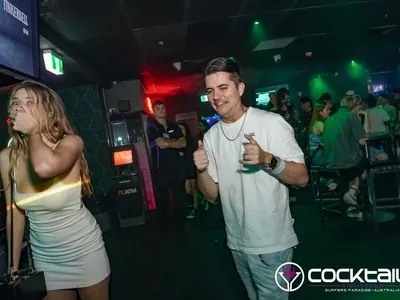 A professional photo of guests enjoying themselves at Cocktails Nightclub from our gallery.