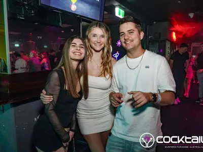 A professional photo of guests enjoying themselves at Cocktails Nightclub from our gallery.