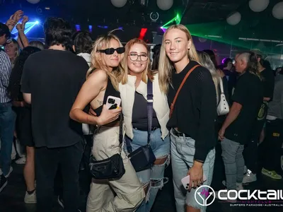 A professional photo of guests enjoying themselves at Cocktails Nightclub from our gallery.