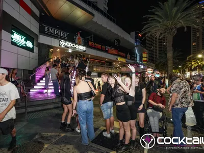 A professional photo of guests enjoying themselves at Cocktails Nightclub from our gallery.