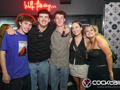 A professional photo of guests enjoying themselves at Cocktails Nightclub from our gallery.