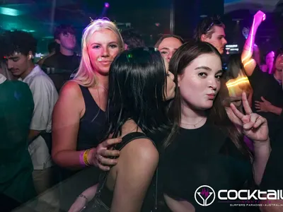 A professional photo of guests enjoying themselves at Cocktails Nightclub from our gallery.