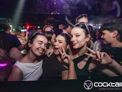 A professional photo of guests enjoying themselves at Cocktails Nightclub from our gallery.