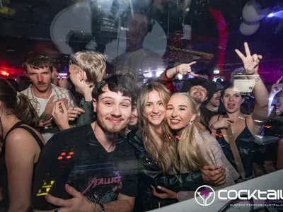 A professional photo of guests enjoying themselves at Cocktails Nightclub from our gallery.