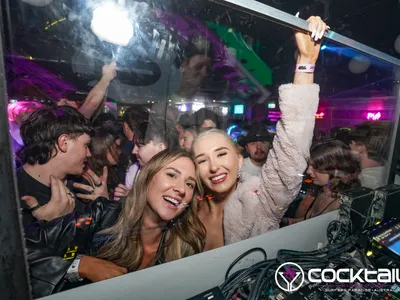 A professional photo of guests enjoying themselves at Cocktails Nightclub from our gallery.