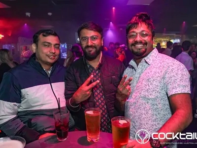 A professional photo of guests enjoying themselves at Cocktails Nightclub from our gallery.