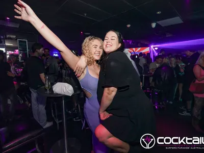 A professional photo of guests enjoying themselves at Cocktails Nightclub from our gallery.