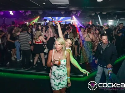 A professional photo of guests enjoying themselves at Cocktails Nightclub from our gallery.