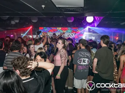 A professional photo of guests enjoying themselves at Cocktails Nightclub from our gallery.