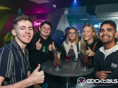 A professional photo of guests enjoying themselves at Cocktails Nightclub from our gallery.