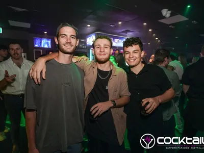 A professional photo of guests enjoying themselves at Cocktails Nightclub from our gallery.